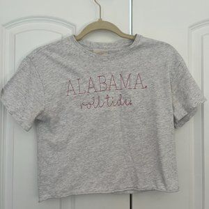 Alabama Roll Tide Cropped T-Shirt